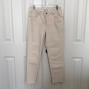 Jones New York Cream SOHO Ankle Jeans